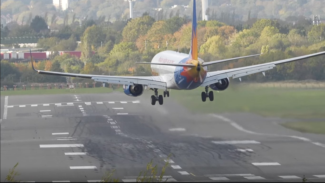 737 Pushed Off Runway in Crosswind Landing - AvBrief